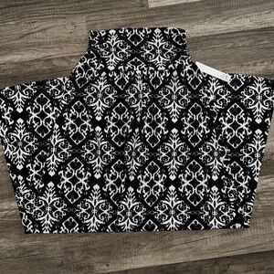 NWT Joe B Black & White Printed Maxi Skirt